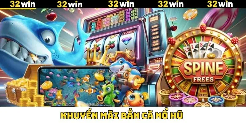 Khuyến Mãi Bắn Cá Nổ Hũ - Nhận Ngay Ưu Đãi Khủng Từ 32Win
