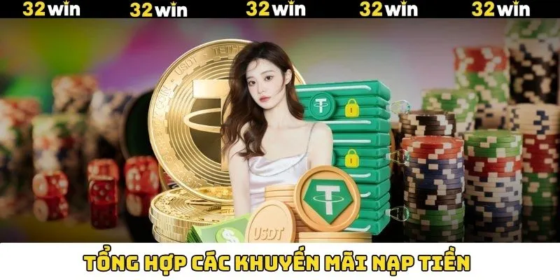 Khuyến Mãi Casino - Nhận Thưởng Không Giới Hạn Tại 32Win 10 Một số khuyến mãi nạp tiền cực kỳ chất mà sân chơi cung cấp