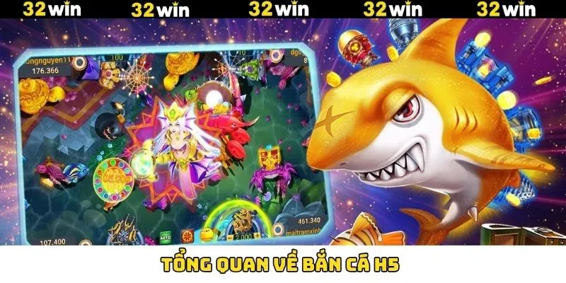 Bắn Cá H5 Là Gì - Khám Phá Thế Giới Săn Cá Cực Kỳ Cuốn Hút 8 Game săn cá H5 hấp dẫn nhất tại 32Win